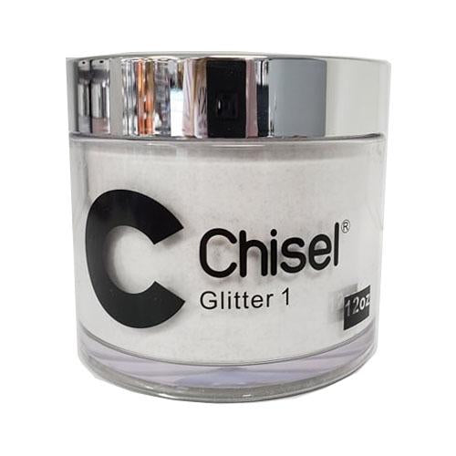 Chisel Nail Art Dipping/Acrylic 2in1 Powder - GLITTER 01  Refill size 12oz