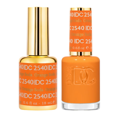 DND DC Premium set Gel Color Matching Polish Color - Orange Soda #2540