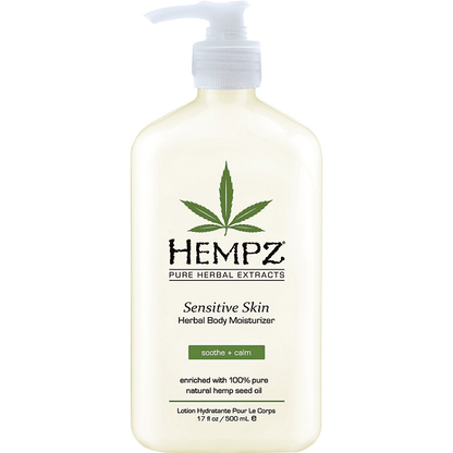 Hempz Lotion Sensitive Skin Herbal Body Moisturizer- 17 fl. oz