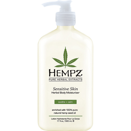 Hempz Lotion Sensitive Skin Herbal Body Moisturizer- 17 fl. oz
