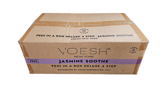 VOESH Deluxe Pedicure In A Box 4 In 1 (Case 50 packs) - Jasmine Soothe