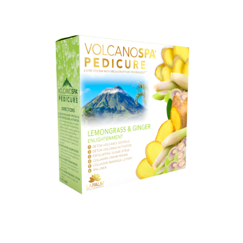 LA PALM Volcano Spa 6 Steps - Lemongrass & Ginger Enlightenment (Case 36 packs)