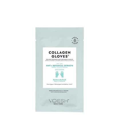 3 Pairs - VOESH - Collagen Gloves with Mint + Botanical Extracts