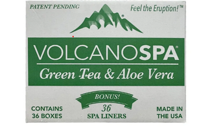 LA PALM Volcano Spa 6 Steps - Green Tea & Aloe Vera (36pcs/case)