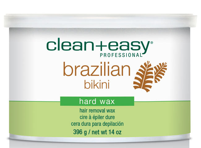 Clean + Easy Hard Wax, Brazilian - 14 oz jar