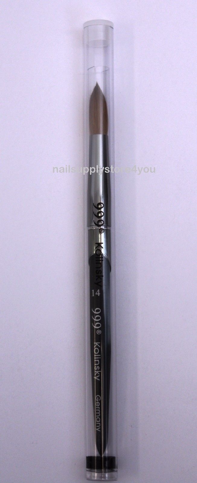 999 Titanium Handle Kolinsky Acrylic Nail Brush For Manicure powder - ROUND
