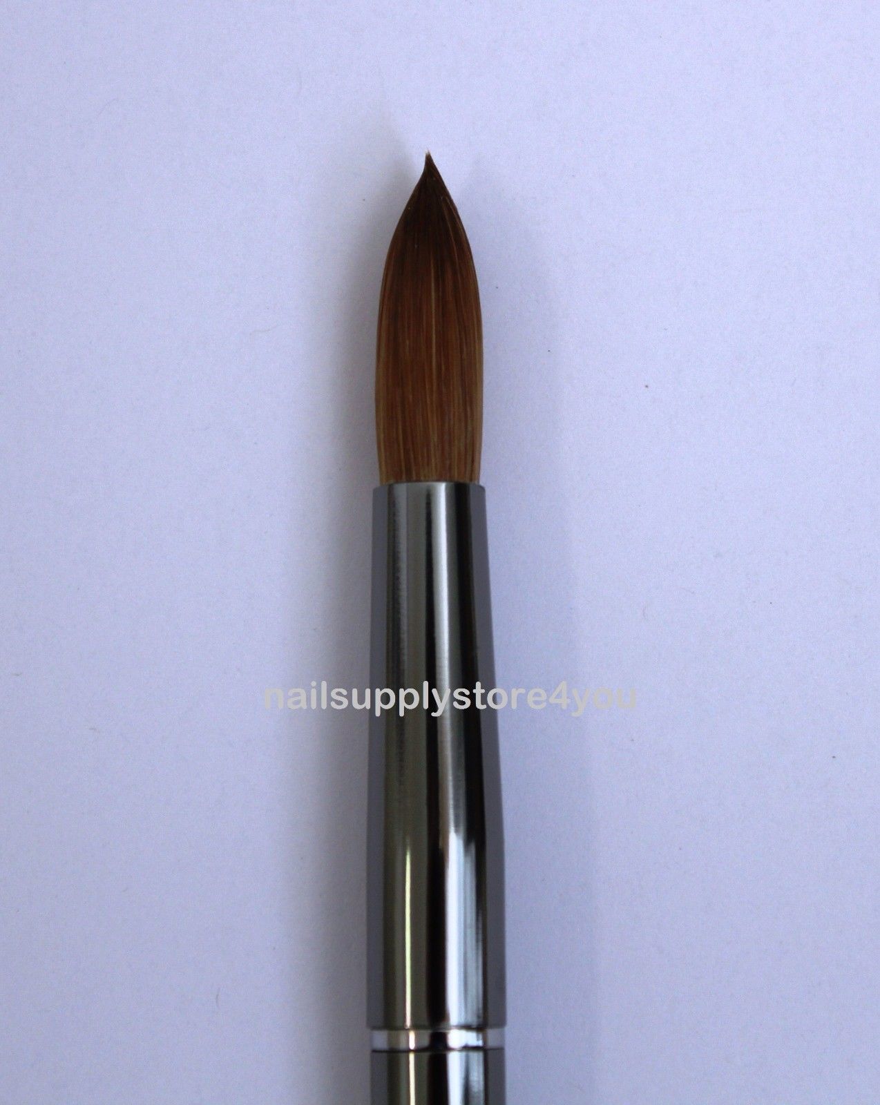 999 Titanium Handle Kolinsky Acrylic Nail Brush For Manicure powder - ROUND