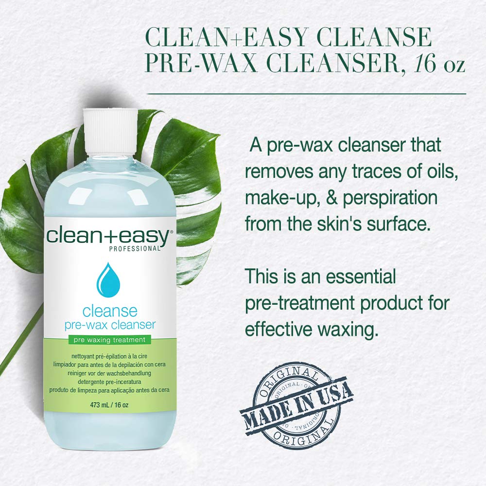 Clean + Easy Cleanse- Pre Wax Cleanser 16 oz