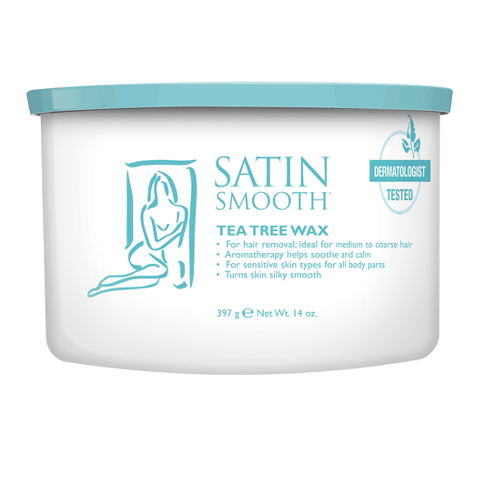 Satin Smooth Tea Tree Wax Pot 14oz