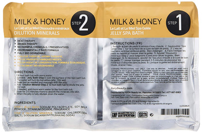 AvryBeauty Gel-Ohh Jelly Spa - Milk & Honey
