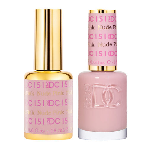 DND DC Duo Gel & Nail Polish151 - Nude Pink