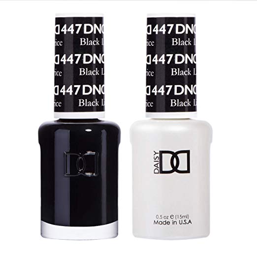 DND Gel Nail Polish Duo 447 - Black Licorice