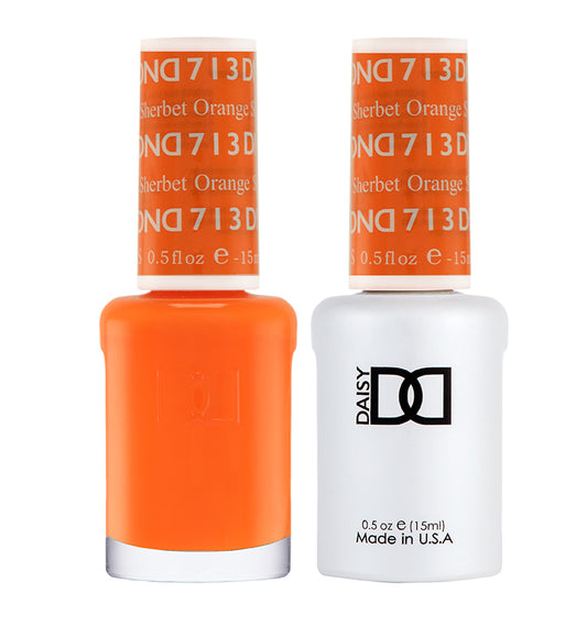 DND Gel Nail Polish Duo 713 - Orange Sherbet