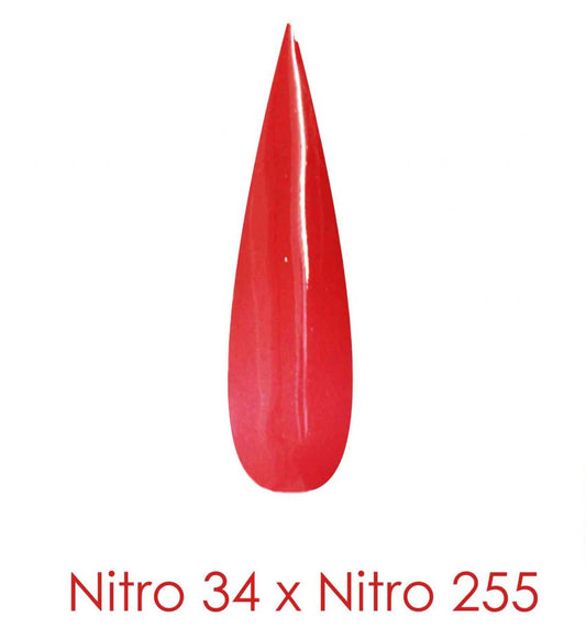 Nitro Dipping Powder - Set of 2 Ombre Colors 2oz/Jar - HOP, SKIP, WED (NT034 X 255)