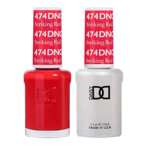 DND Gel Nail Polish Duo 474 - Striking Red
