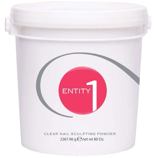 Entity Beauty - Nail Acrylic Sculpting Powder *CLEAR* - Size 5 Lbs Bucket