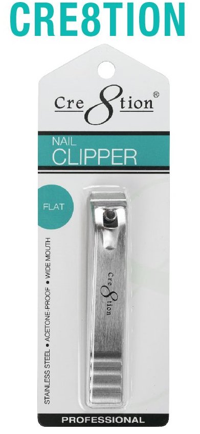 Cre8tion - Stainless Steel Nail Clipper Flat/Straight Edge – Four Seasons Beauty  Supply