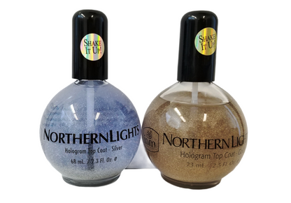 INM Northern Lights - Shake It Up Hologram Top Coat - Choose your Favorite