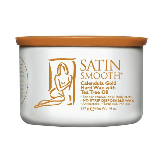 Satin Smooth - Calendula Golden Hard Wax with Tea Tree Oil 14oz