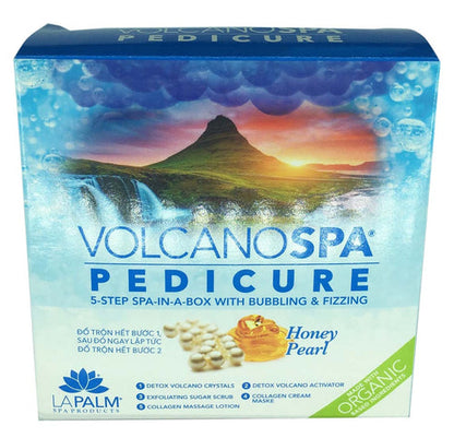 LA PALM Volcano Spa 6 bước hộp 36 gói - Honey Pearl