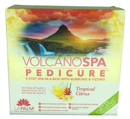 LA PALM Volcano Spa 6 bước hộp 36 gói - Tropical Citrus