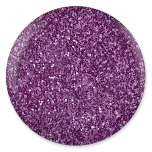 DND DC Platinum - Soak off Gel in Glitter Metallic Effect - #206 Lavender