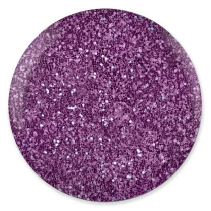 DND DC Platinum - Soak off Gel in Glitter Metallic Effect - #206 Lavender