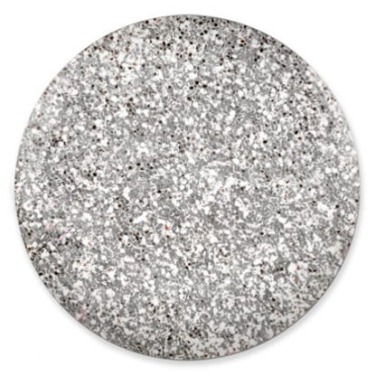 DND DC Platinum - Soak off Gel in Glitter Metallic Effect - #207 Silver