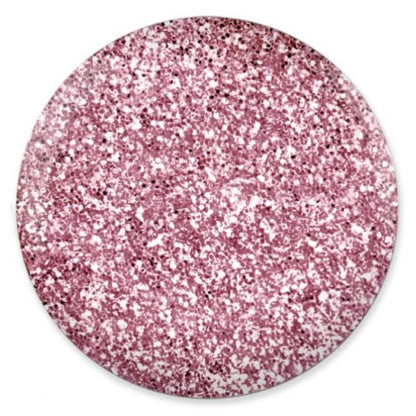 DND DC Platinum - Soak off Gel in Glitter Metallic Effect - #212 Cute Pink