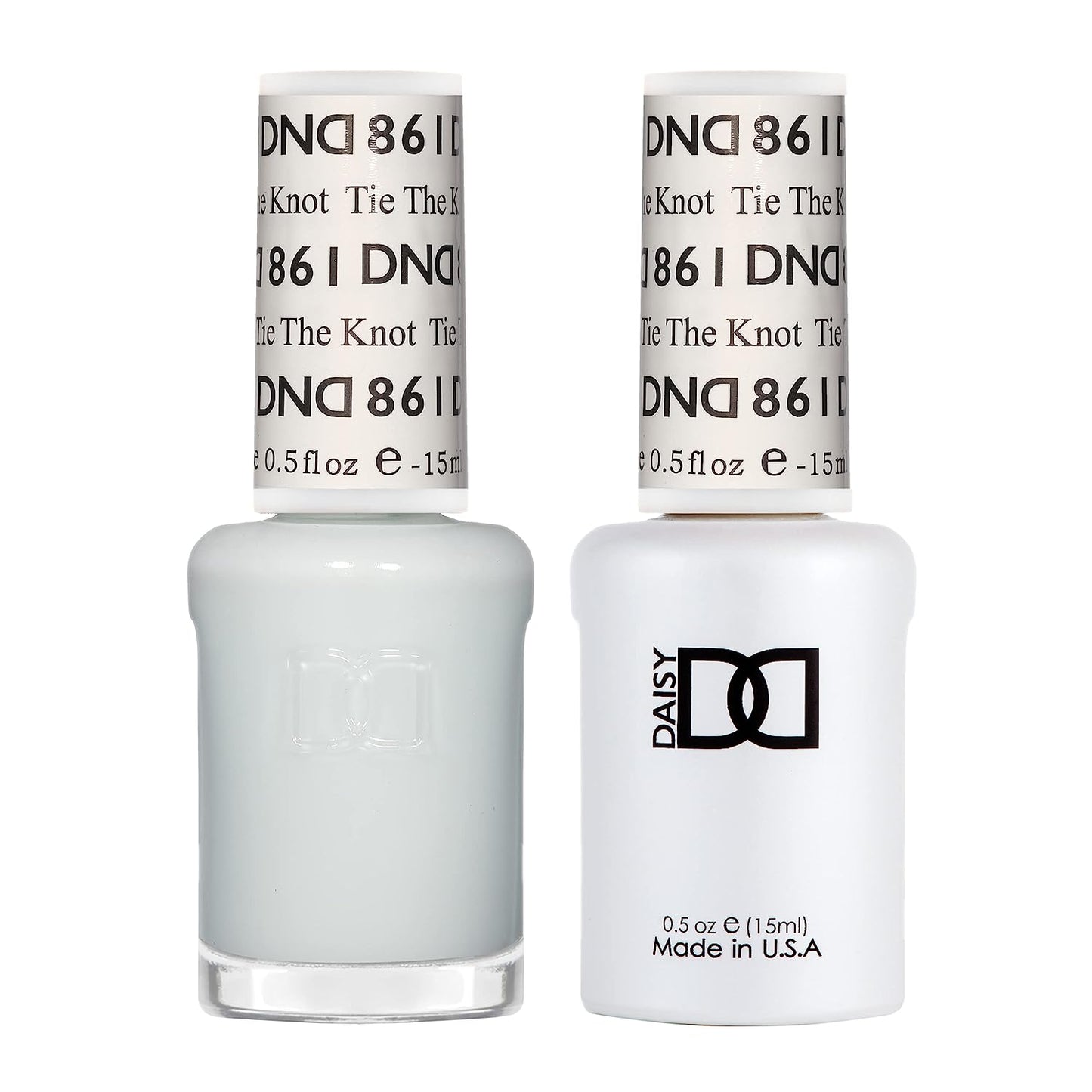 Set DND - Esmalte en gel y esmalte de uñas, 861 Tie The Knot