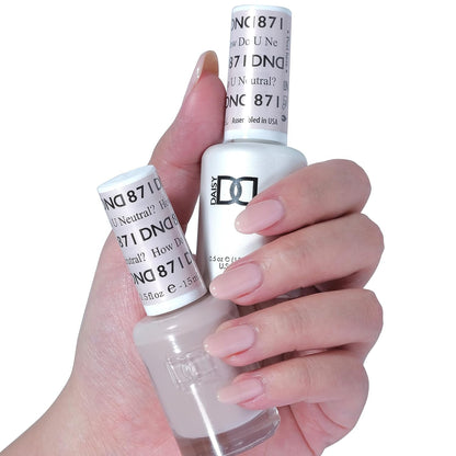 Juego DND: esmalte en gel y esmalte de uñas, 871 ¿Cómo se neutraliza?