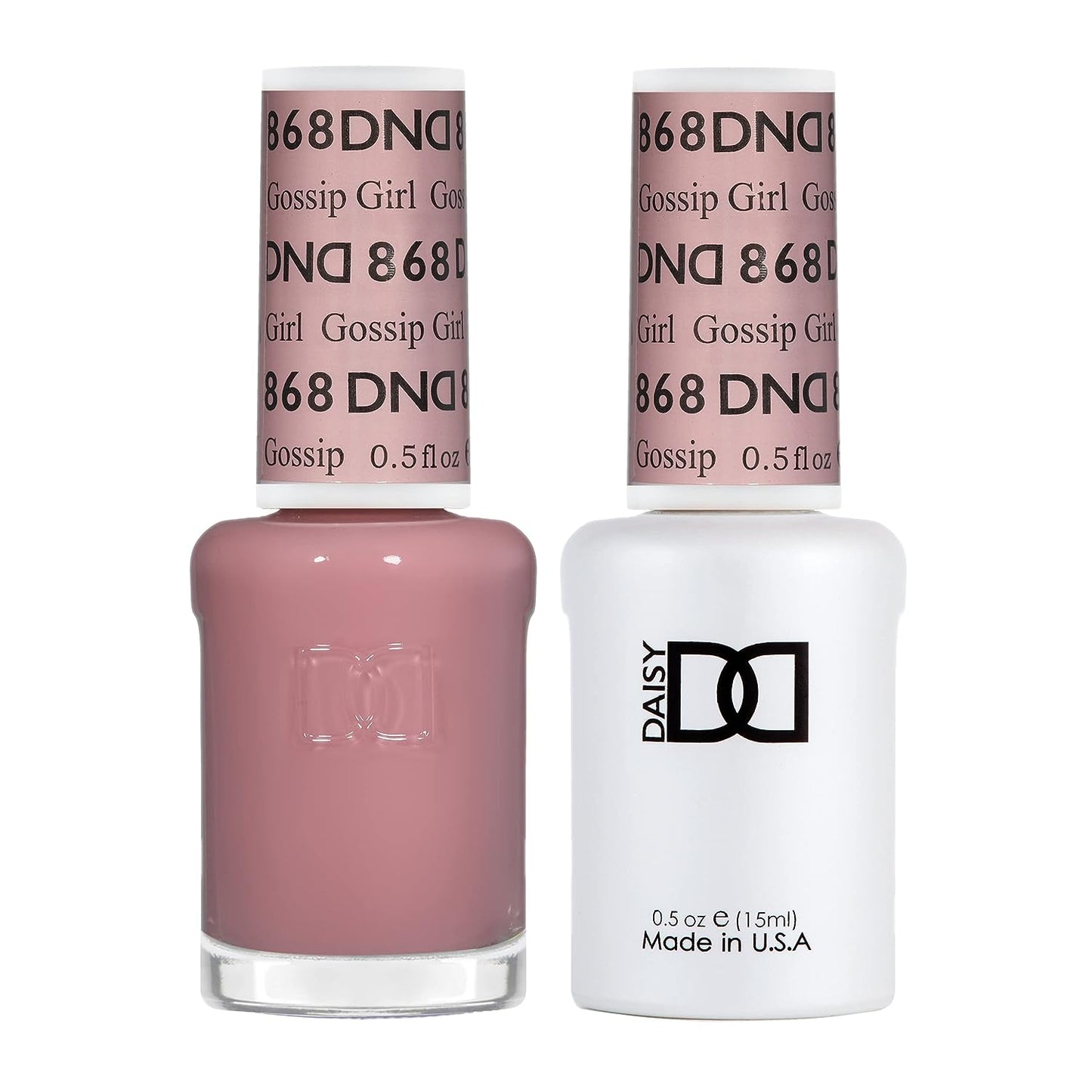 Set DND - Esmalte en gel y esmalte de uñas, 868 Gossip Girl