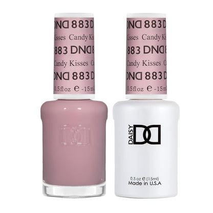 Set DND - Esmalte en gel y esmalte de uñas, 883 Candy Kisses