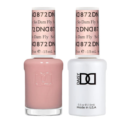 Set DND - Esmalte en gel y esmalte de uñas, 872 So Damn Fly