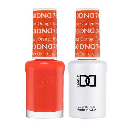 DND Gel Nail Polish Duo - Russet Orange #760