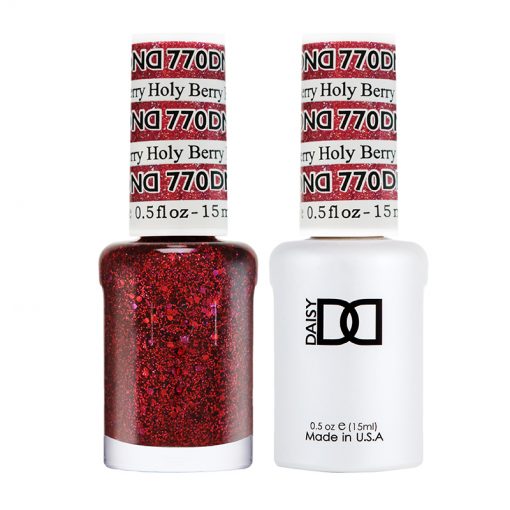 DND Duo Soak Off Gel & Nail Polish - Holy Berry #770