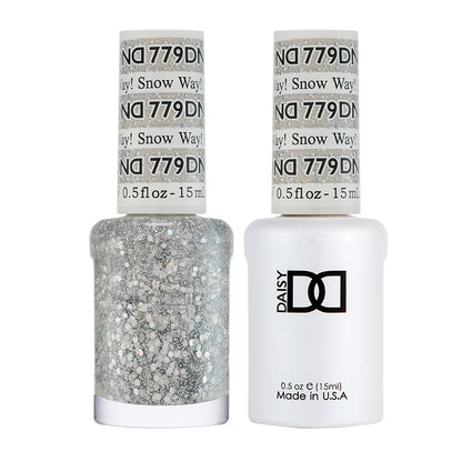 DND Duo Soak Off Gel & Nail Polish - Snow Way! #779