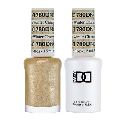 DND Duo Soak Off Gel & Nail Polish - Champagne Winter #780