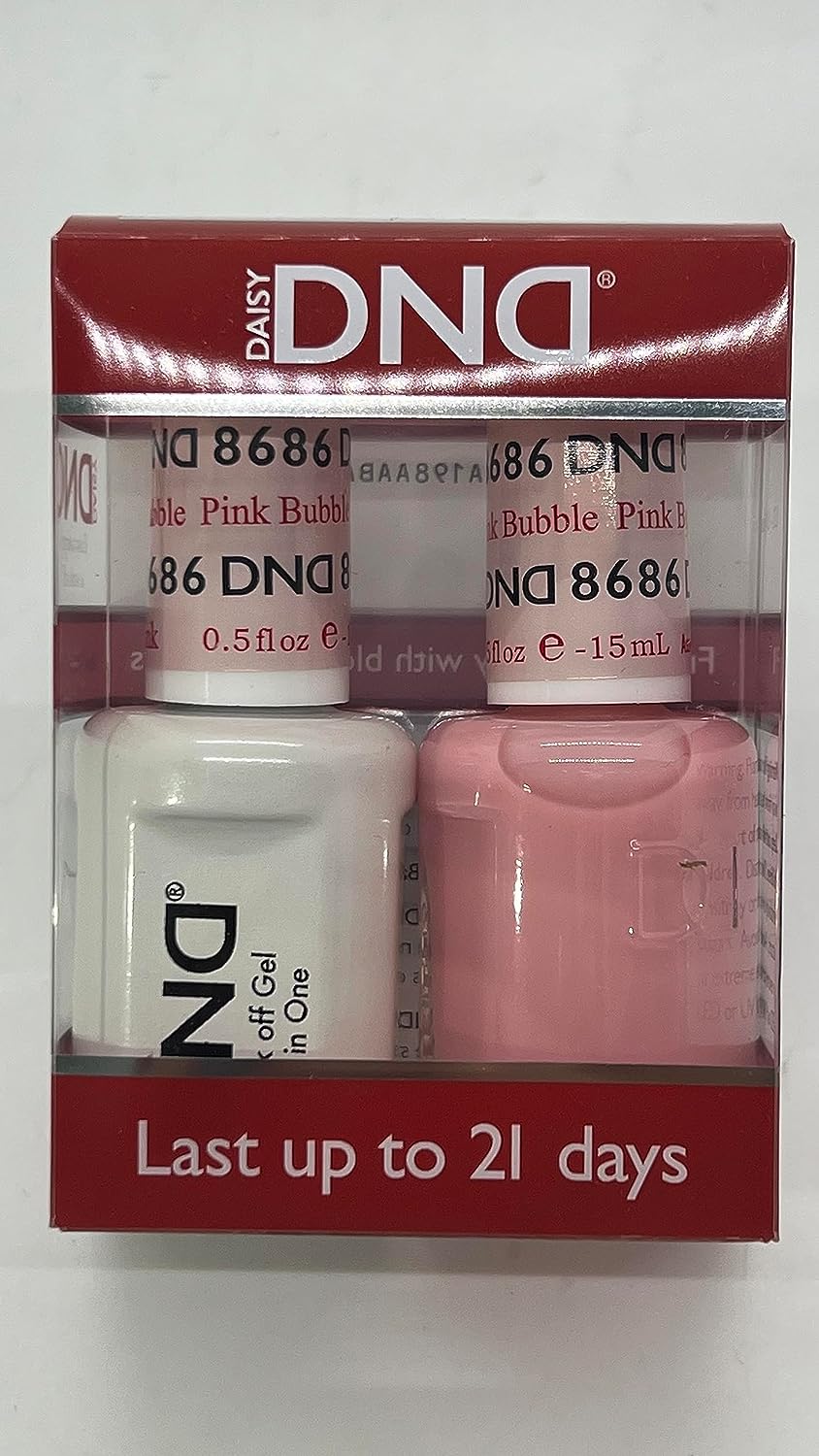 DND Matching Soak off Gel + Nail Polish - Bubble Pink #8686