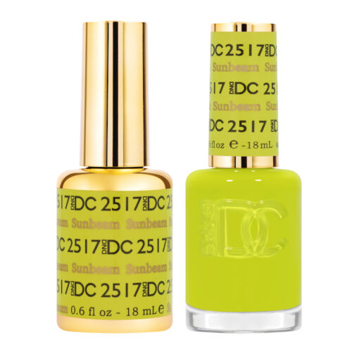 DND DC Premium set Gel Color a juego de esmalte de color - Rayo de sol #2517