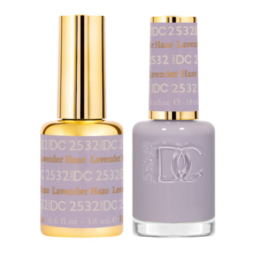 DND DC Premium set Gel Color Matching Polish Color - Lavender Haze #2532