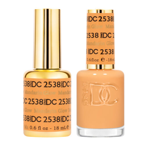 DND DC Premium set Gel Color Matching Polish Color - Mandarin Glow #2538