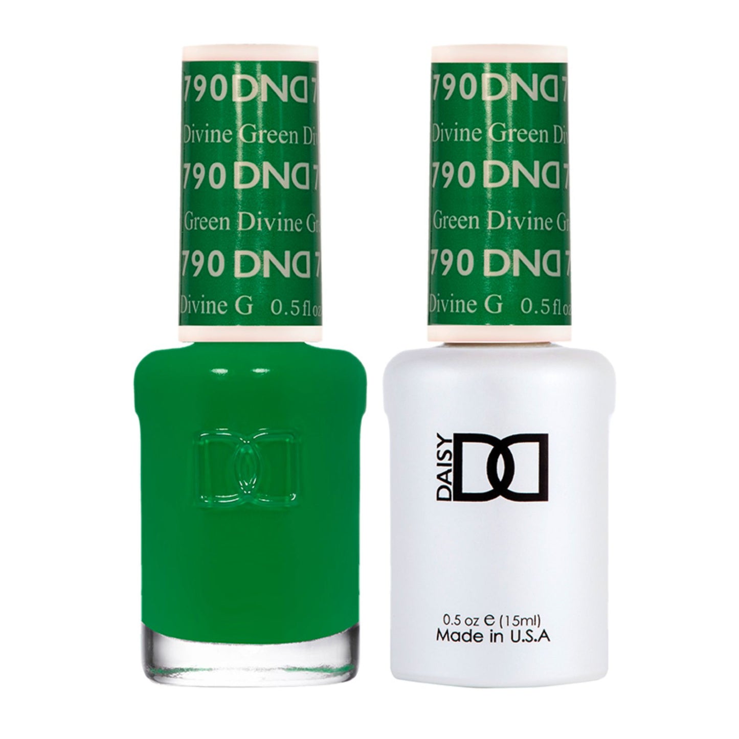 DND Duo Soak Off Gel & Nail Polish - Divine Green #790