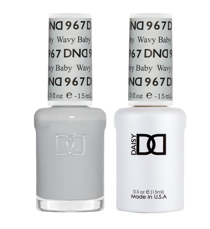 DND Set - Gel Polish and Nail Polish,  Wavy Baby #967