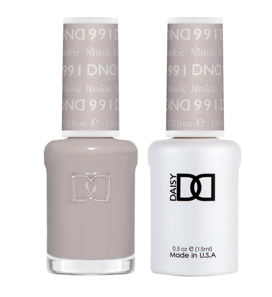 Set DND - Esmalte en gel y esmalte de uñas, 860 She's White? ¿Ella es rosa?