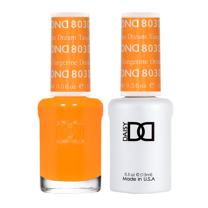 DND Duo Soak Off Gel & Nail Polish - Tangerine Dream #803