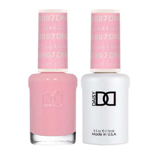 DND Duo Soak Off Gel & Nail Polish - Cotton Candy #807