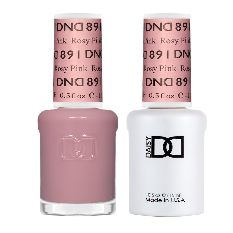 DND Gel Nail Polish Duo 891 - Rosy Pink