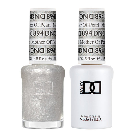 Set DND - Esmalte en gel y esmalte de uñas, 886 Pray For Peach