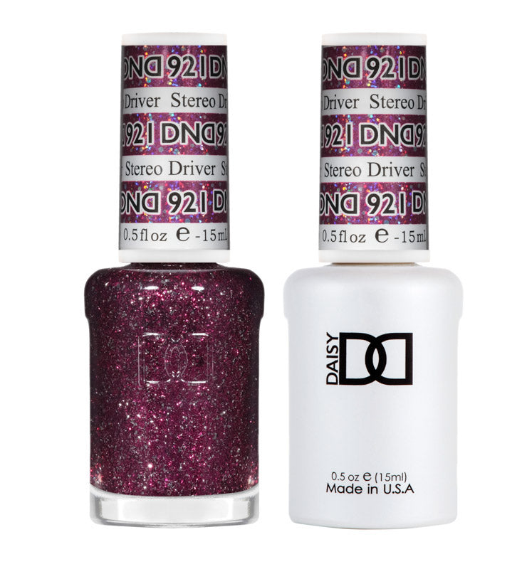 Set DND - Esmalte en gel y esmalte de uñas, 886 Pray For Peach